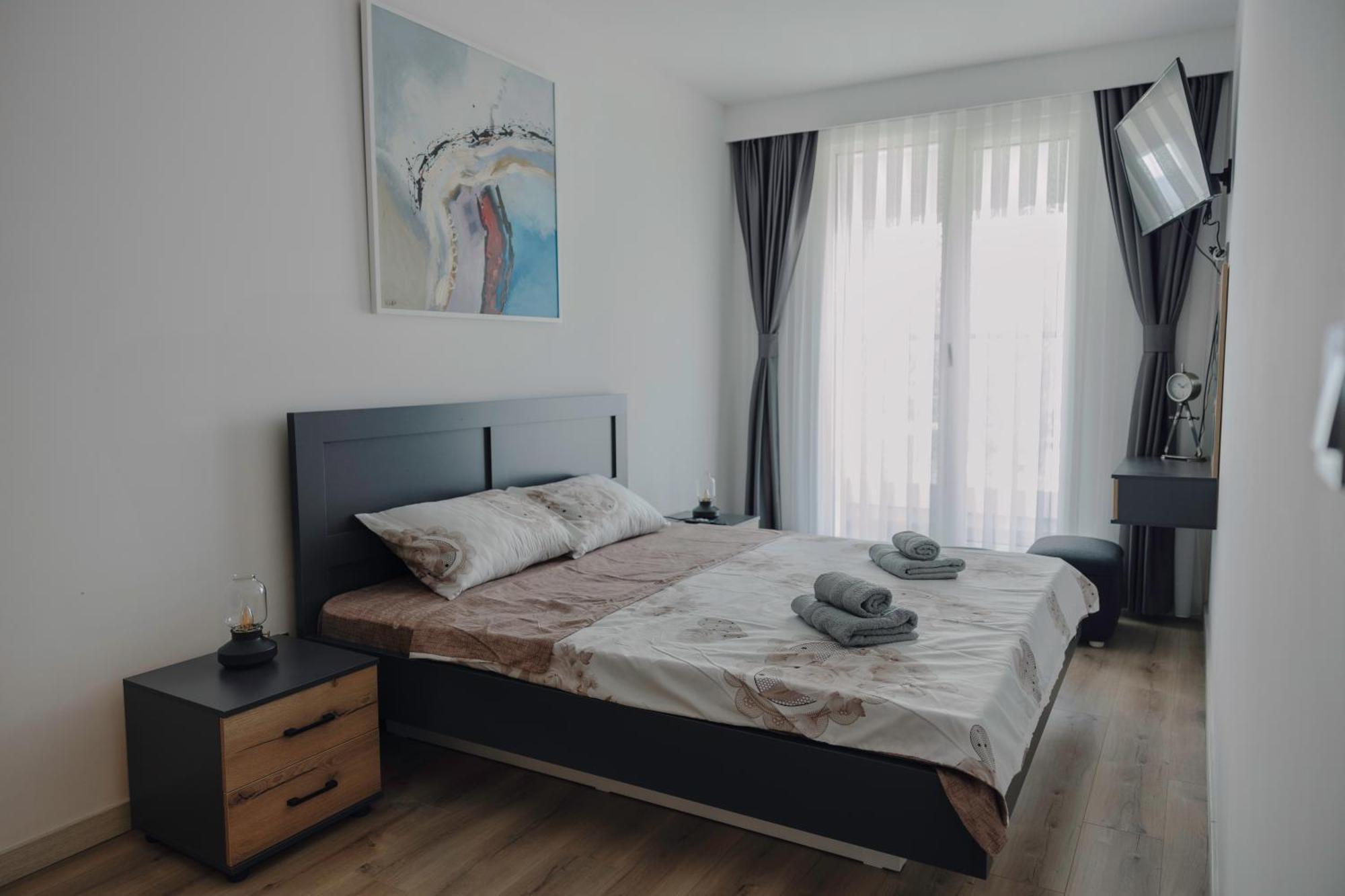 33Rd Floor Twin Apartments In Cevahir Sky City Complex With Pool, Spa, Fitness And Parking Included In Price Skopie Exterior foto